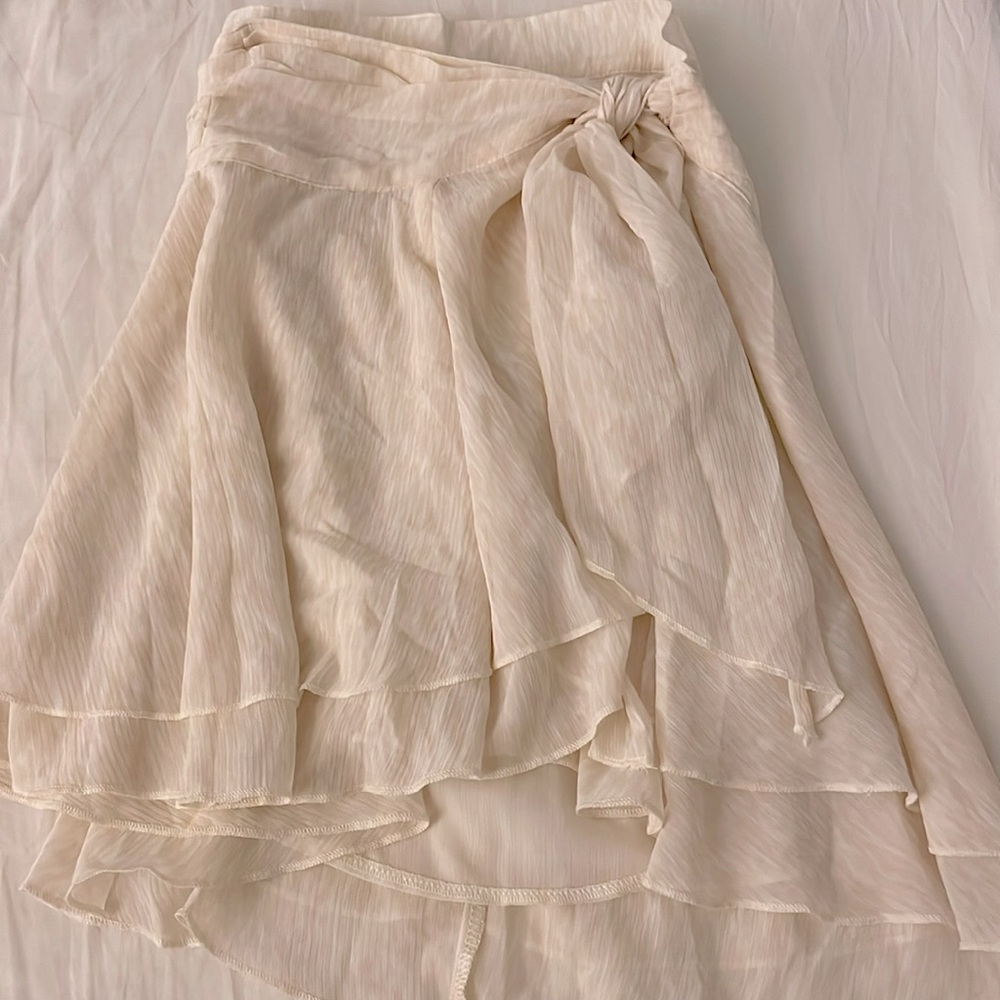 Aerie flowy wrap mini skirt, women’s size xs